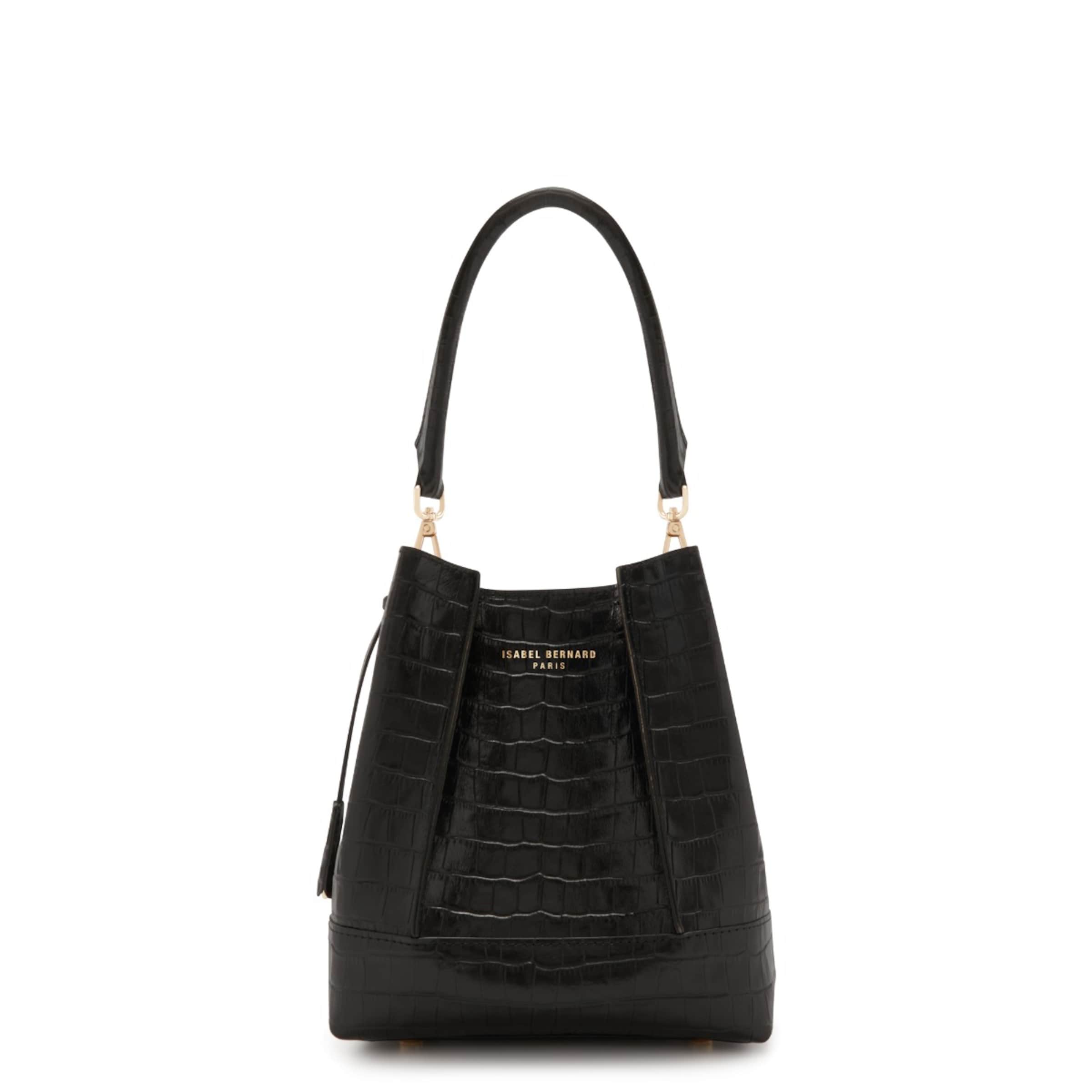 Isabel Bernard Handbag in Black: front