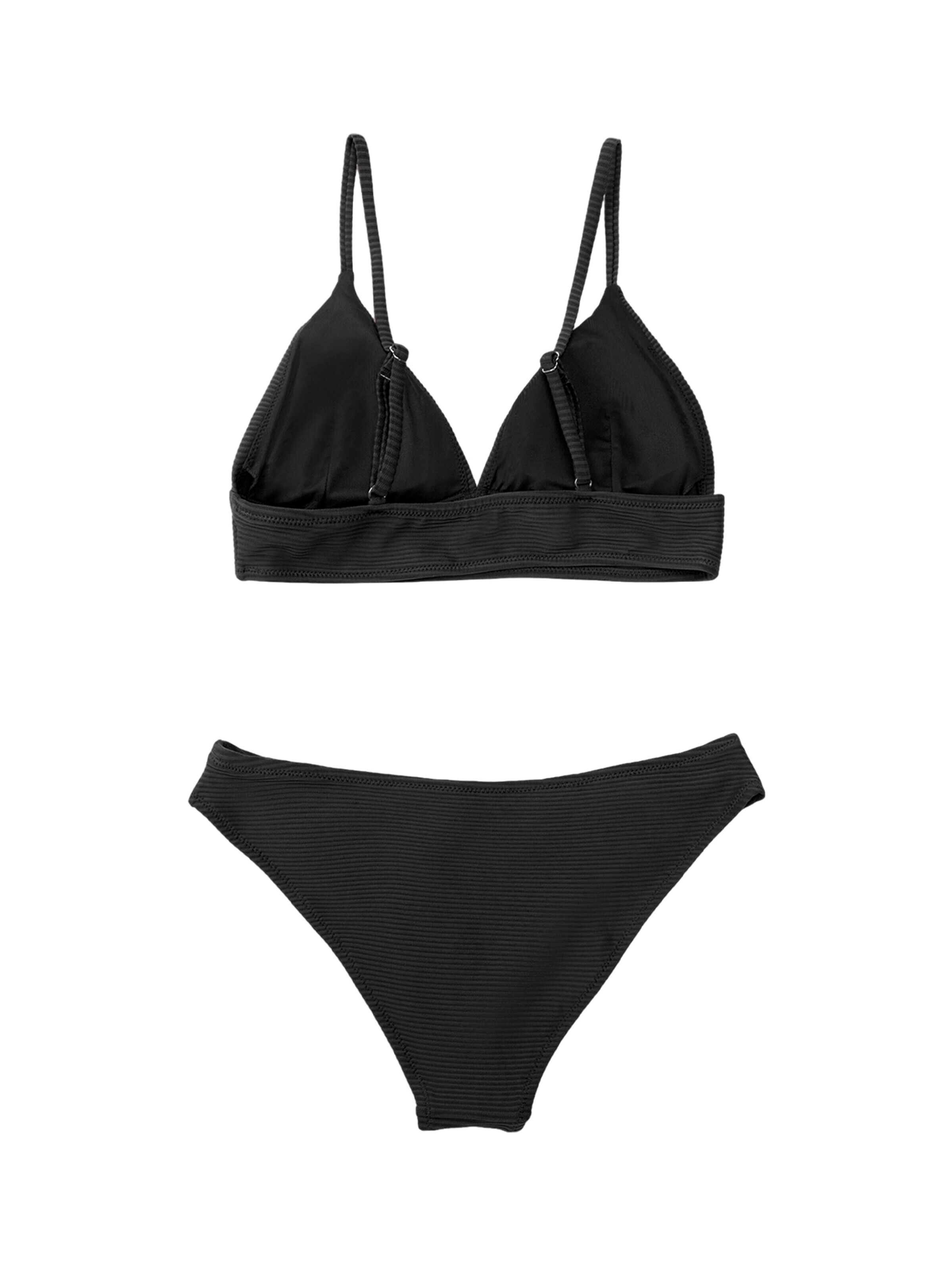 Cupshe Triangle Bikini 'Triangle' in Black