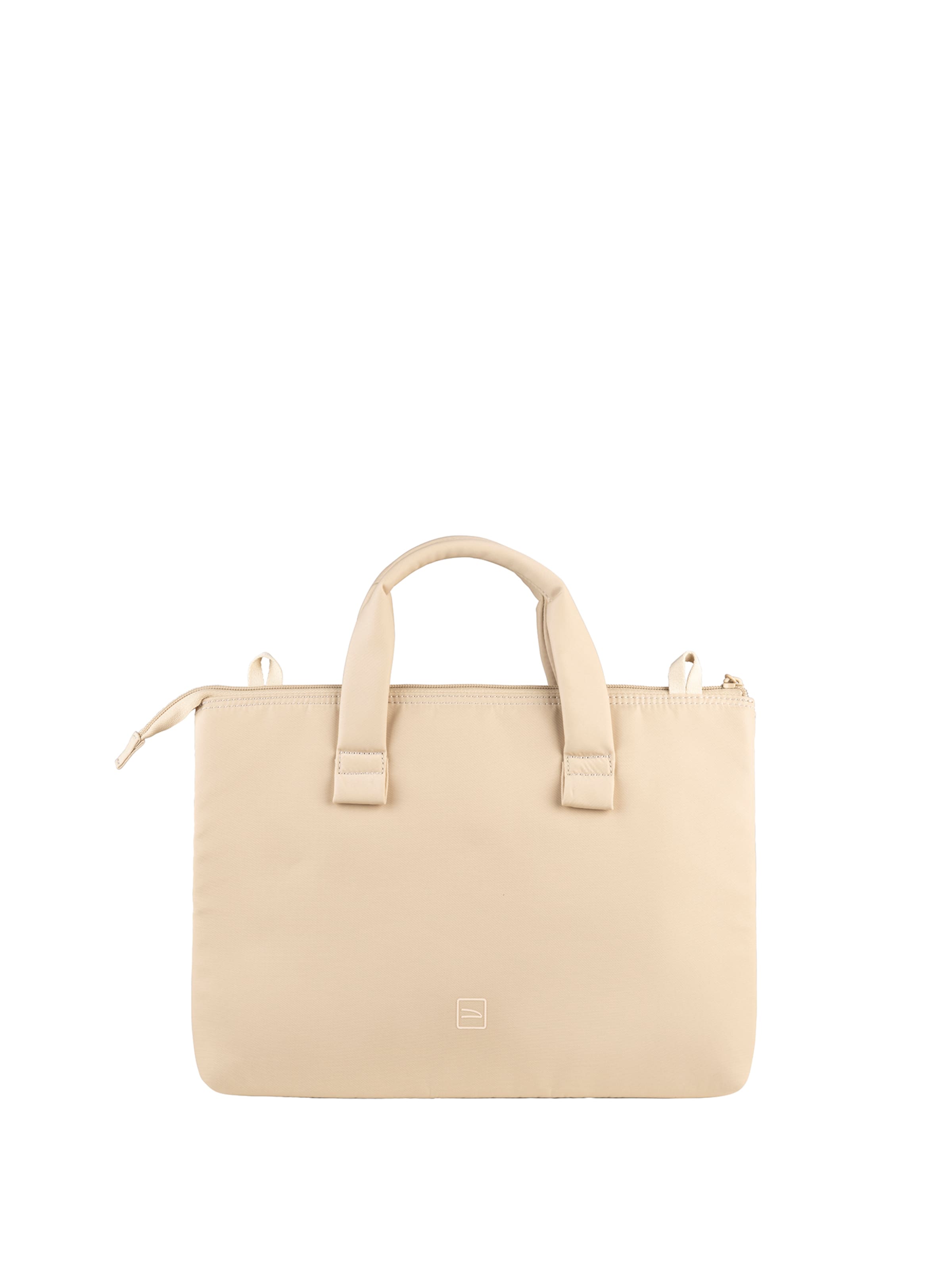 Borsa a mano 'Borsa a Mano Donna PET Riciclato - Chiusura Zip e Tasche' di TUCANO in beige