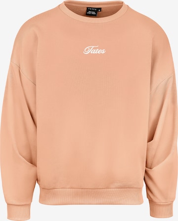 TATES Sweatshirt in Orange: Vorderseite