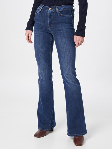 FRAME Flared Jeans in Blauw: voorkant