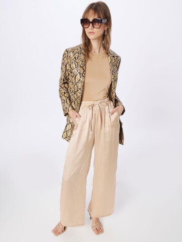 Moves Wide Leg Hose 'Masmu' in Beige