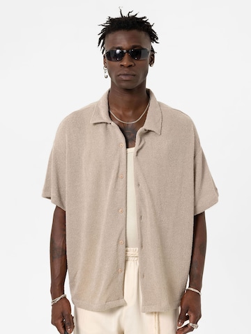 VAMOS CLO Overhemd in Beige: voorkant