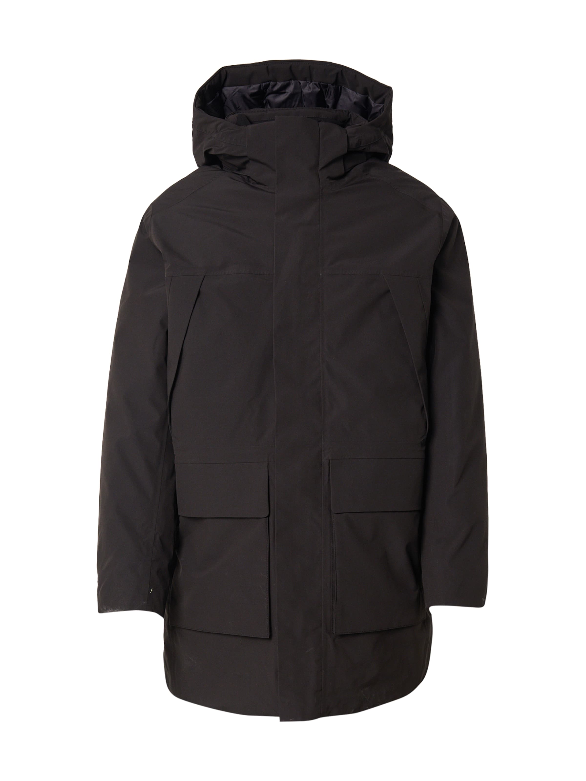 Jack & Jones Premium Зимняя парка 'JPRMoon' в Черный: спереди