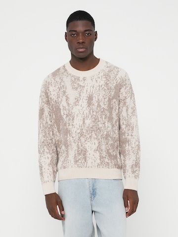 HOLLISTER Pulóver 'TOKYO' - bézs: elől