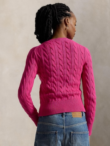 Geacă tricotată de la Polo Ralph Lauren pe roz