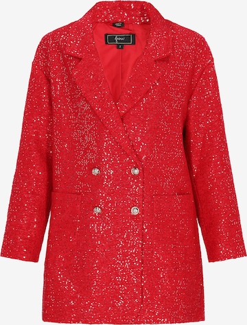 Blazer faina en rouge : devant