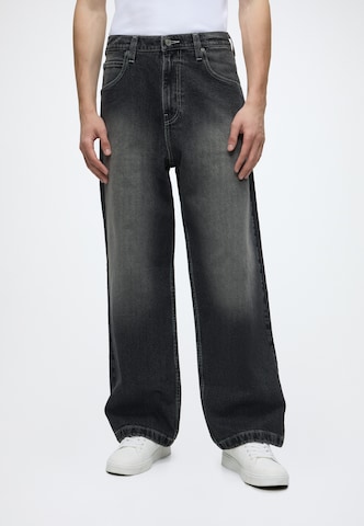 Baggy Jean HOLLISTER en noir : devant