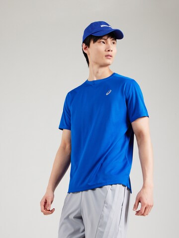 ASICS Performance Shirt in Blue: front