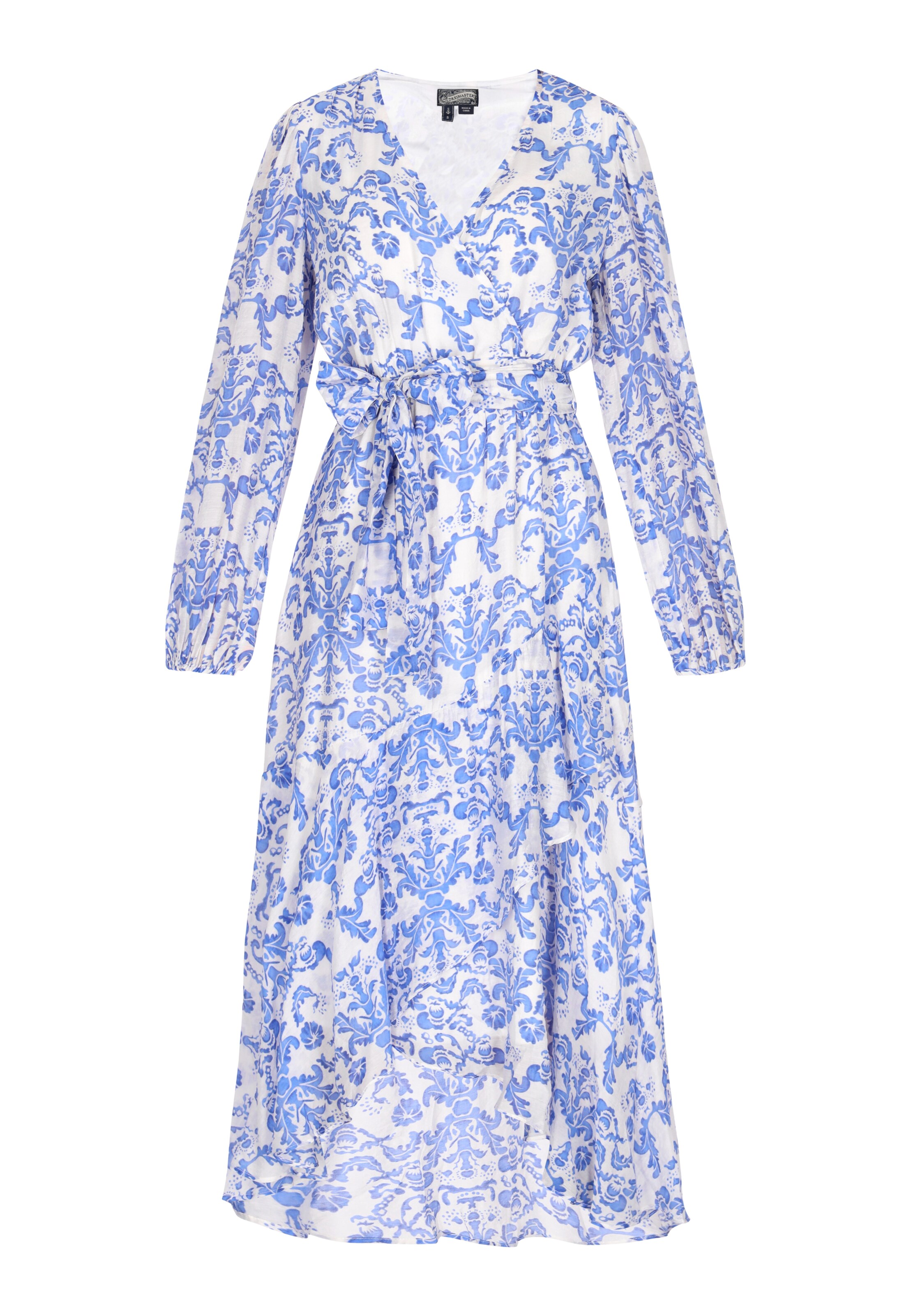 DreiMaster Vintage Obleka 'Fashion Look' | modra barva: sprednja stran