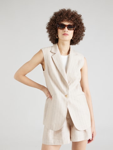 ABOUT YOU x Iconic by Tatiana Kucharova Vest 'Sandy' i beige: forside