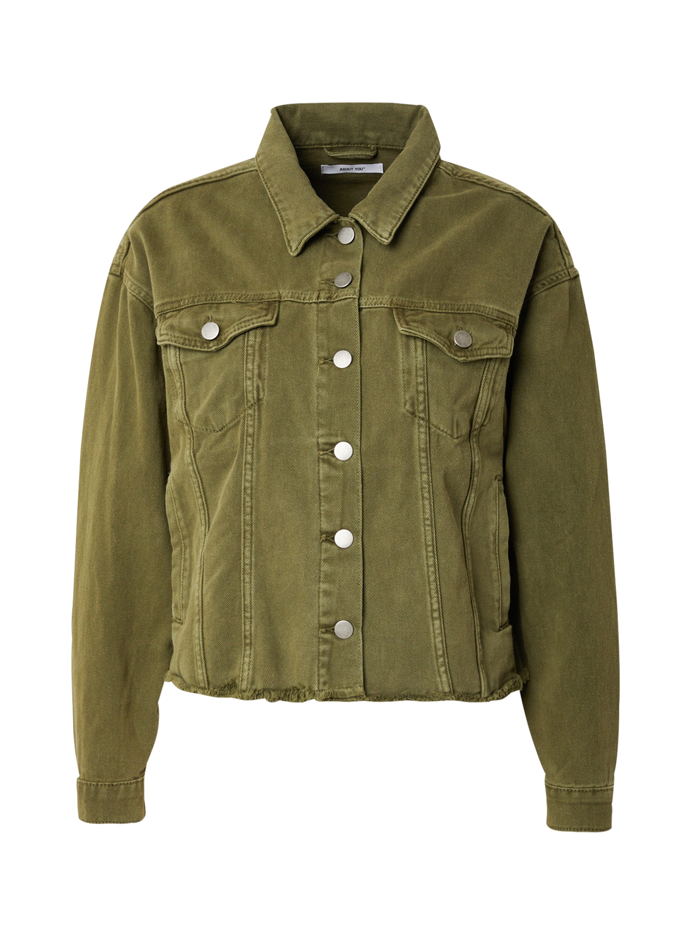 ABOUT YOU Övergångsjacka 'Linn' i grön: framsida