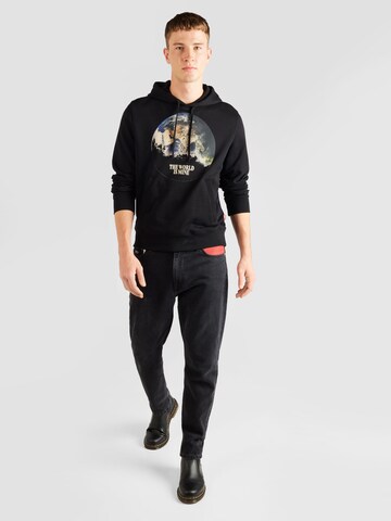 DIESEL Sweatshirt 'GINN' in Zwart