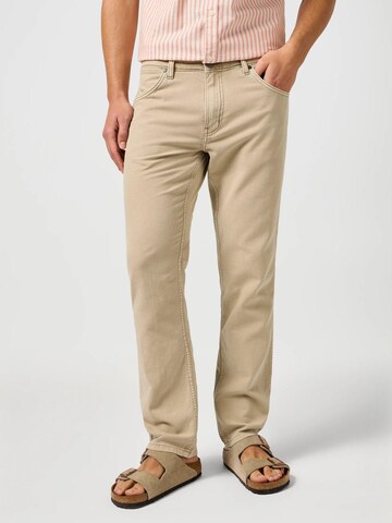 WRANGLER Regular Chino 'GREENSBORO TIMBERWOLF' in Beige