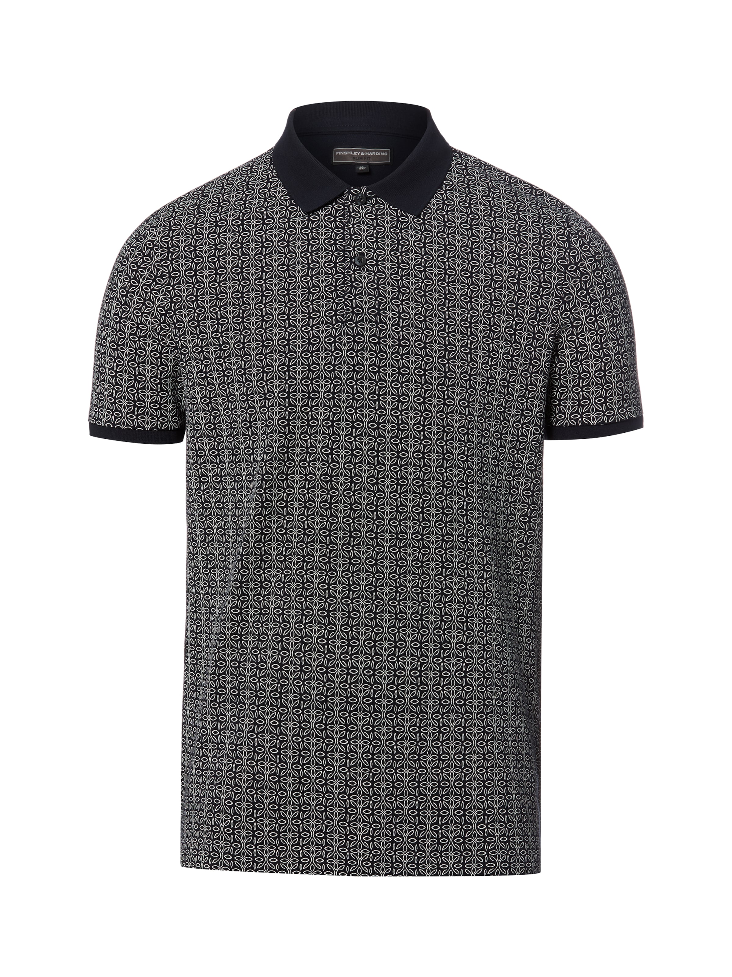 T-Shirt Finshley & Harding en bleu : devant