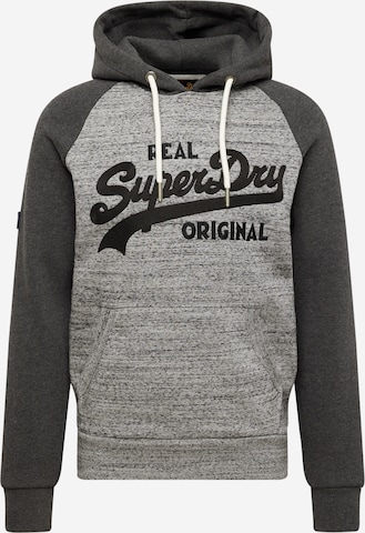 Superdry Sweatshirt 'Athletic' in Grey: front