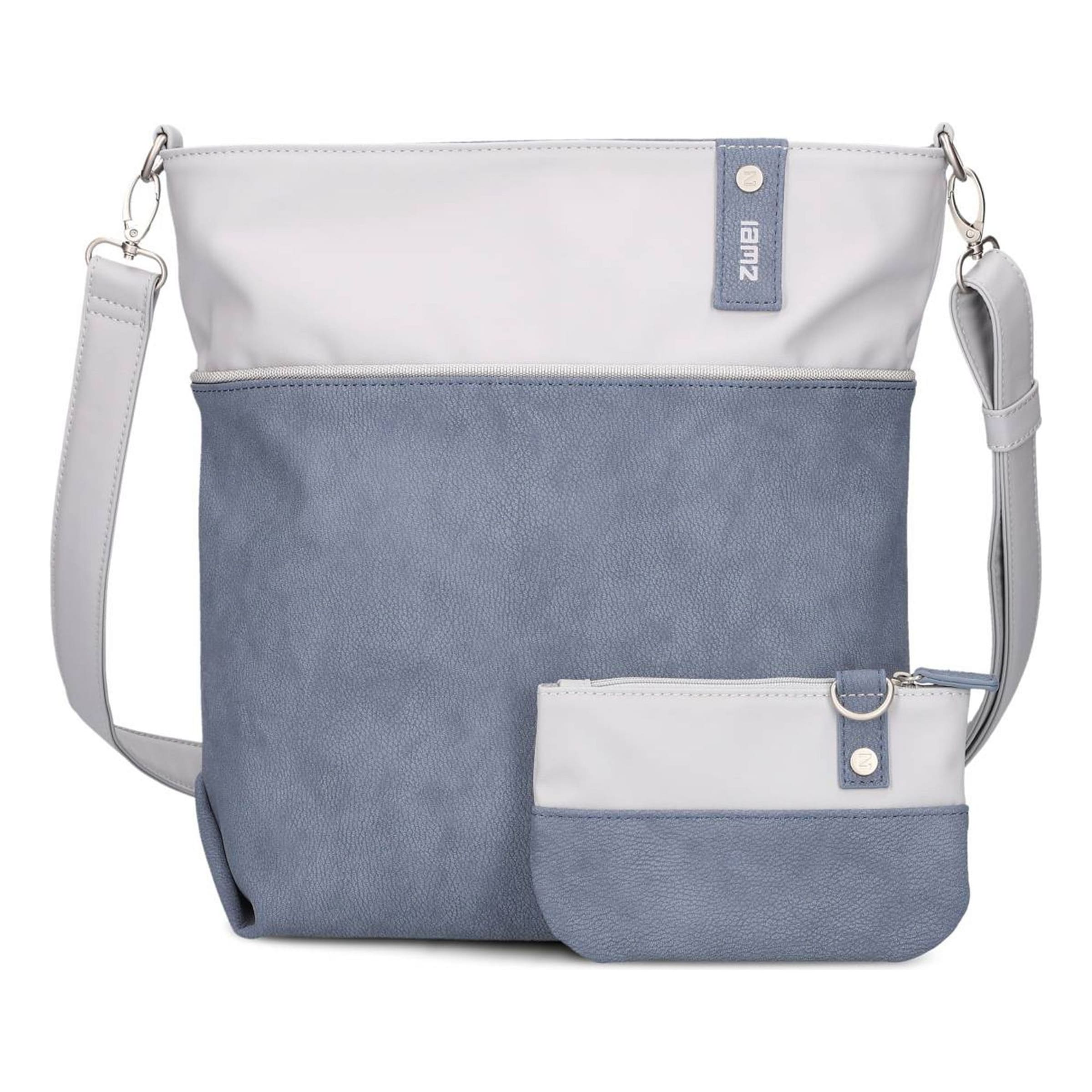 Borsa a tracolla 'Jana J12' di ZWEI in blu: frontale