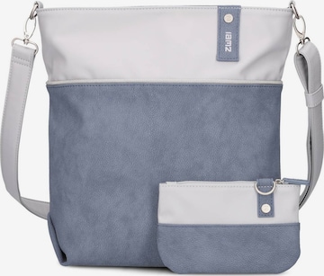 Borsa a tracolla 'Jana J12' di ZWEI in blu: frontale