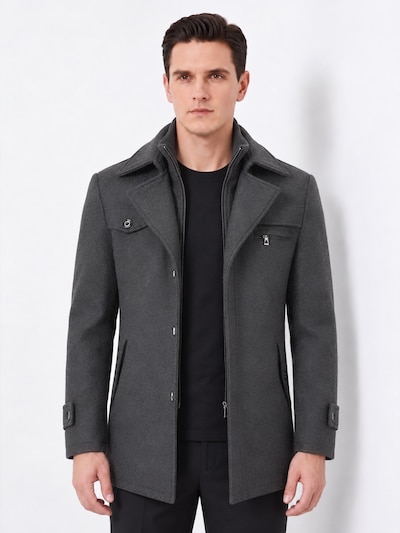 ALLTHEMEN Winter Coat 'Froststille' in XS in Grey, Item view