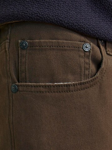 JACK & JONES Slim fit Trousers 'JPSTGLENN JJORIGINAL' in Brown