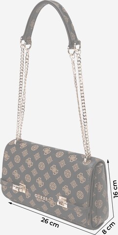 GUESS Schultertasche 'LORALEE' in Braun