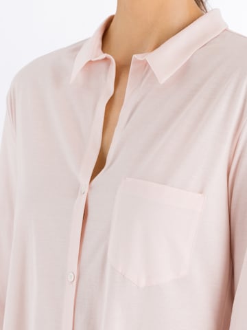 Hanro Nachthemd ' Cotton Deluxe 90cm ' in Roze