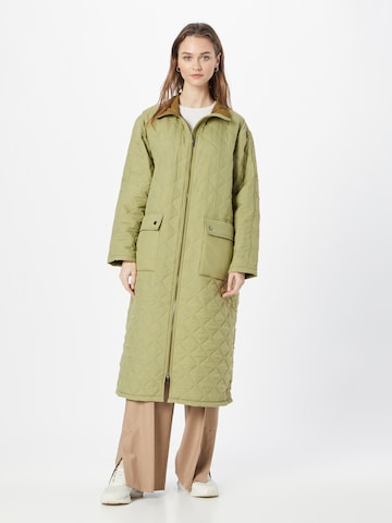 MSCH COPENHAGEN Between-Seasons Coat 'Whitney' in Green: front