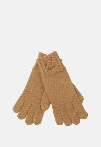 MICHAEL Michael Kors Prstové rukavice - Hnedá
