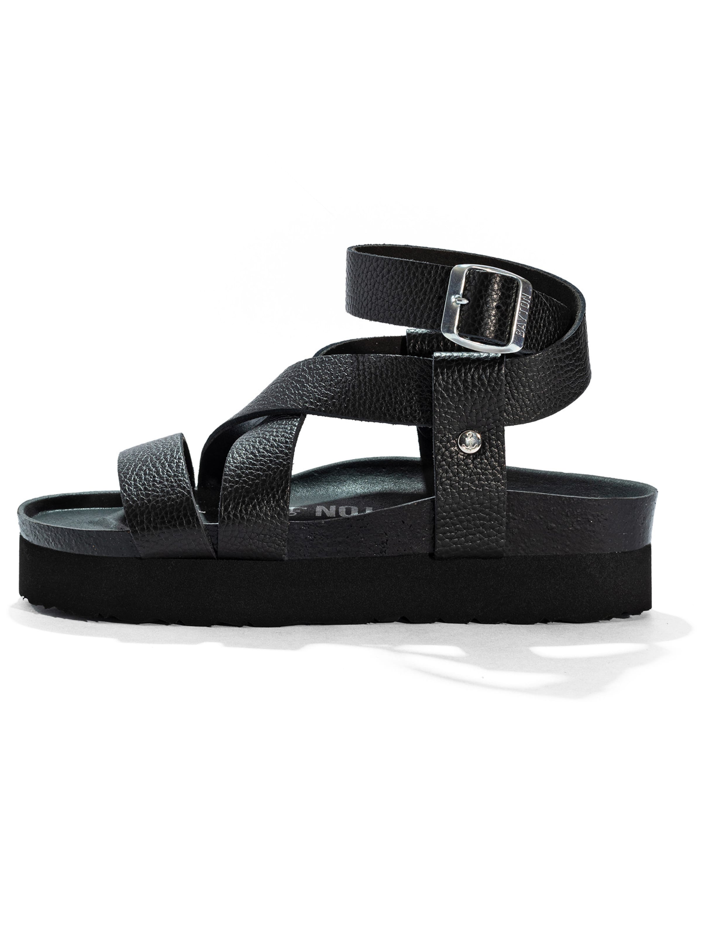 Bayton Sandale in Schwarz: Vorderseite