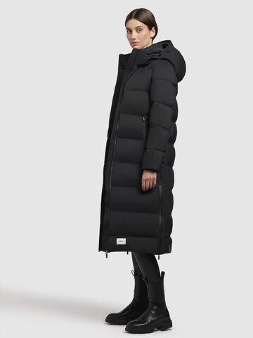 khujo Wintermantel in Schwarz