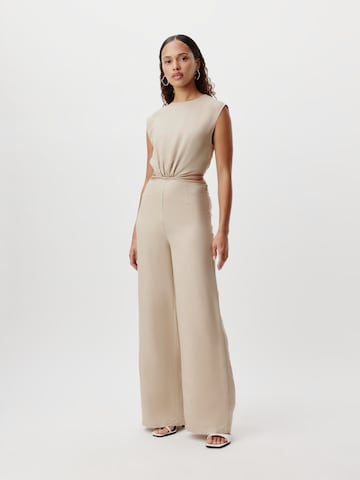 LeGer by Lena Gercke Jumpsuit 'Glenn' in Beige