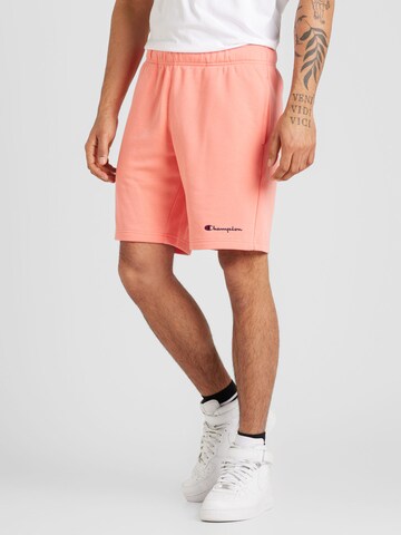 Champion Authentic Athletic Apparel Regular Pants in Pink: front