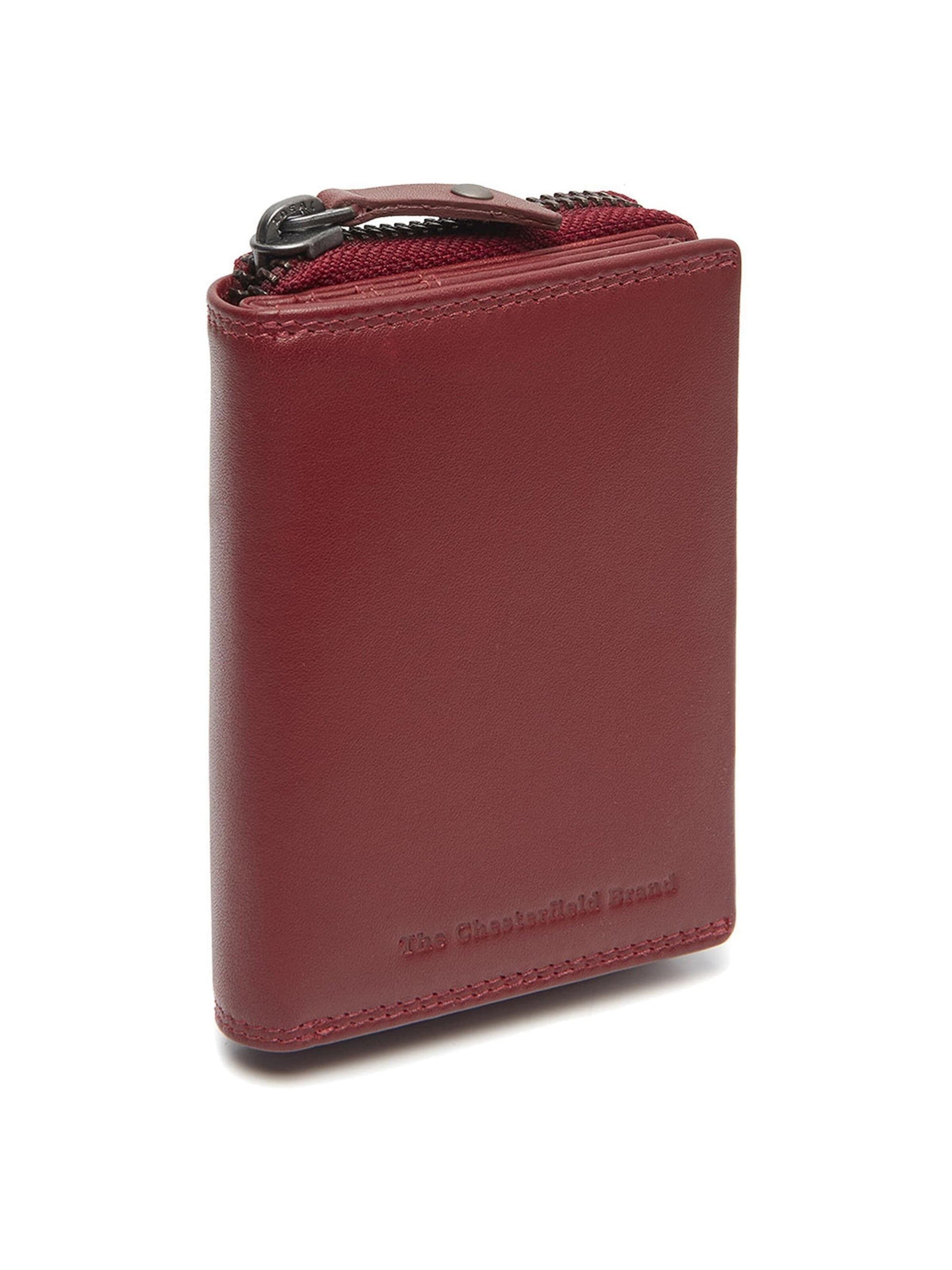The Chesterfield Brand Portemonnaie 'Lenwick'‌‌‌ in Rot: Vorderseite
