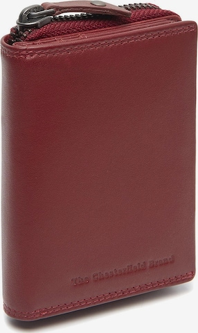 The Chesterfield Brand Wallet 'Lenwick' in Red: front