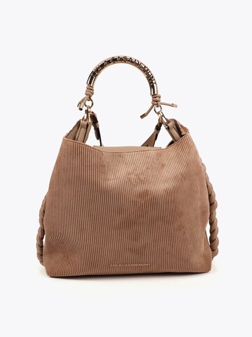 Lola Casademunt - Shopper em castanho: frente