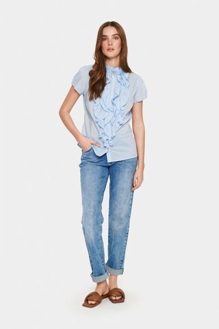 SAINT TROPEZ Blouse in Blue