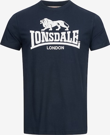 T-Shirt 'ST. ERNEY' LONSDALE en bleu : devant