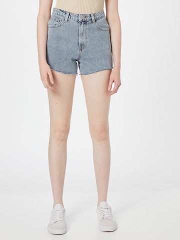 VILA Skinny Shorts 'KAKIA' in Blau: predná strana