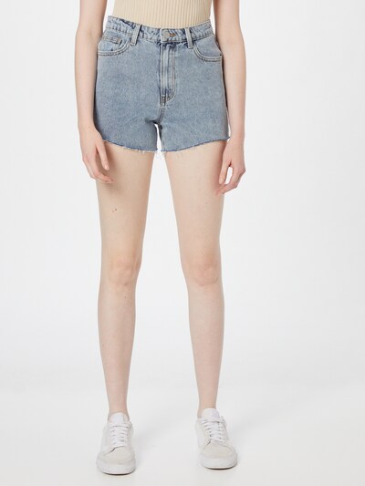 VILA Jeans 'KAKIA' in Sky blue / Blue denim / Coral / Light red, View model