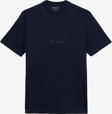 GUESS - Camiseta en azul: frente