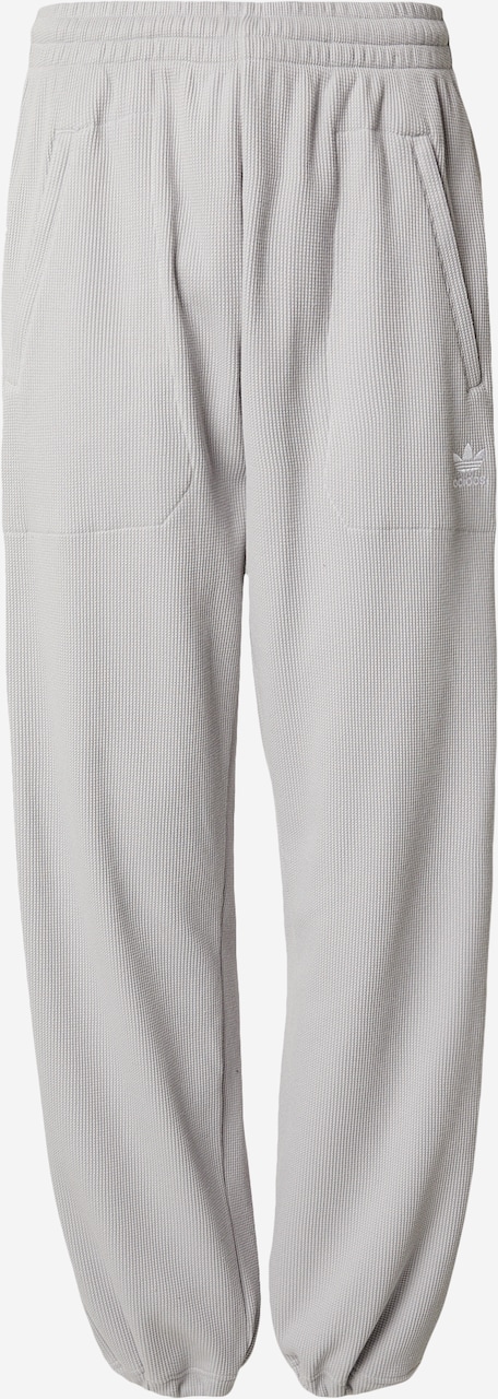 Largi Pantaloni 'ESSENTIALS' de la ADIDAS ORIGINALS pe gri: față