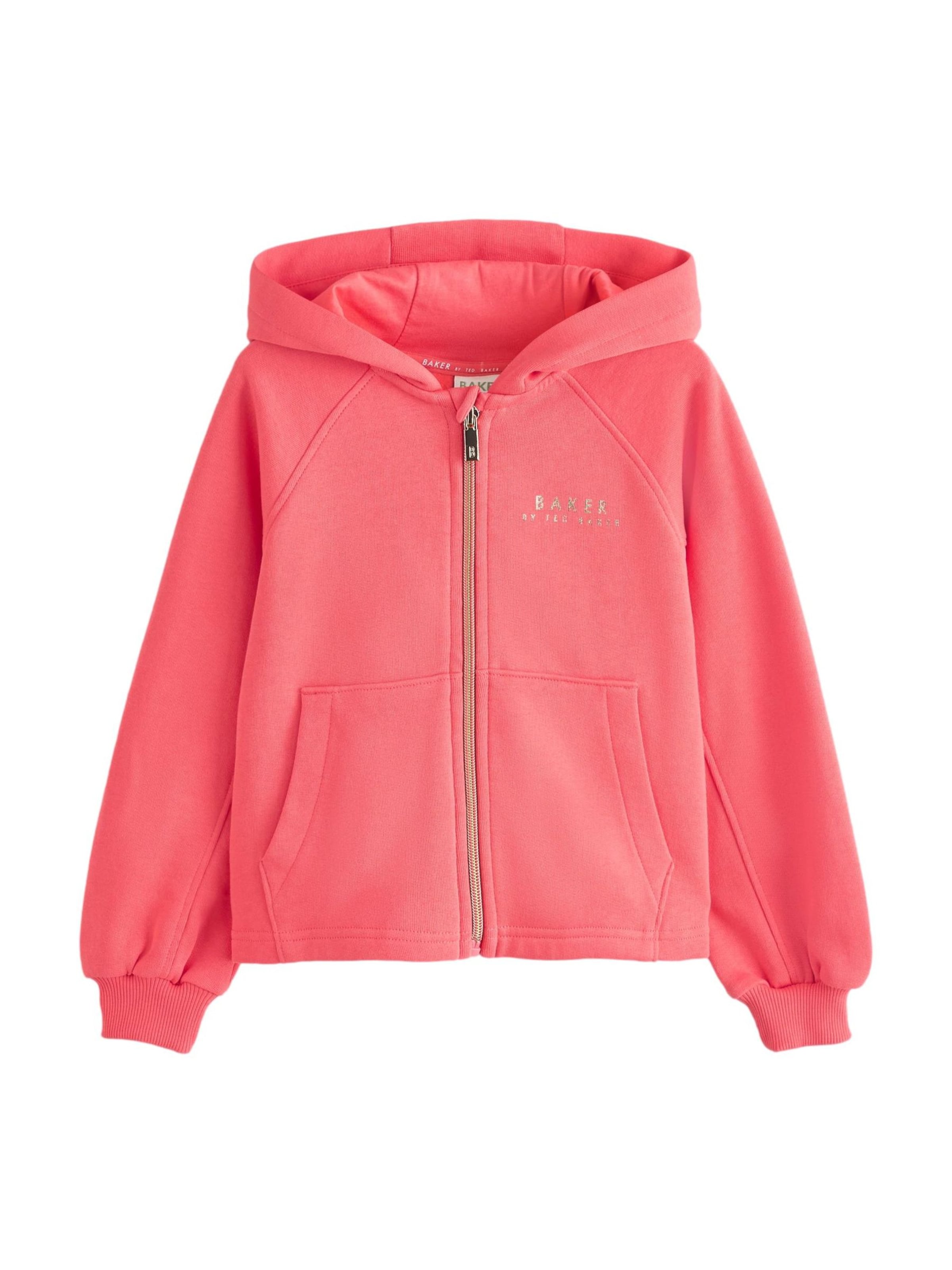 Veste de survêtement Baker by Ted Baker en rose : devant