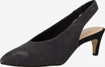 TAMARIS Slingpumps in Zwart: voorkant