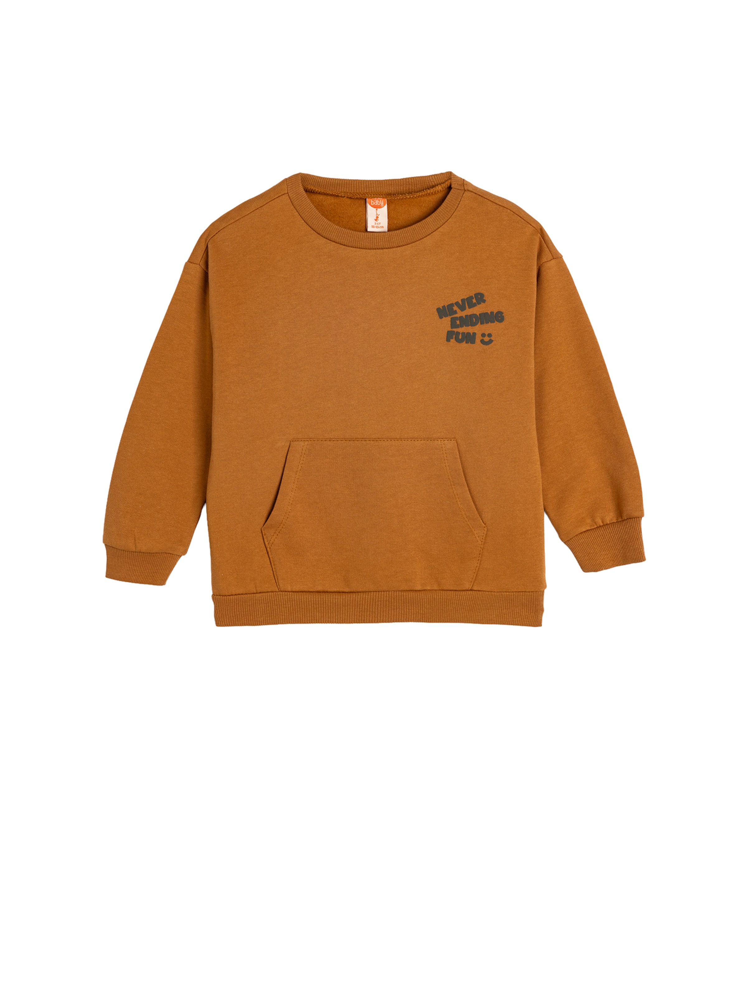 Koton Sweatshirt in Oranje: voorkant