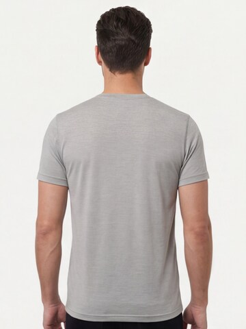 Alpenwert Shirt 'T-Shirt Herren Merino' in Grey