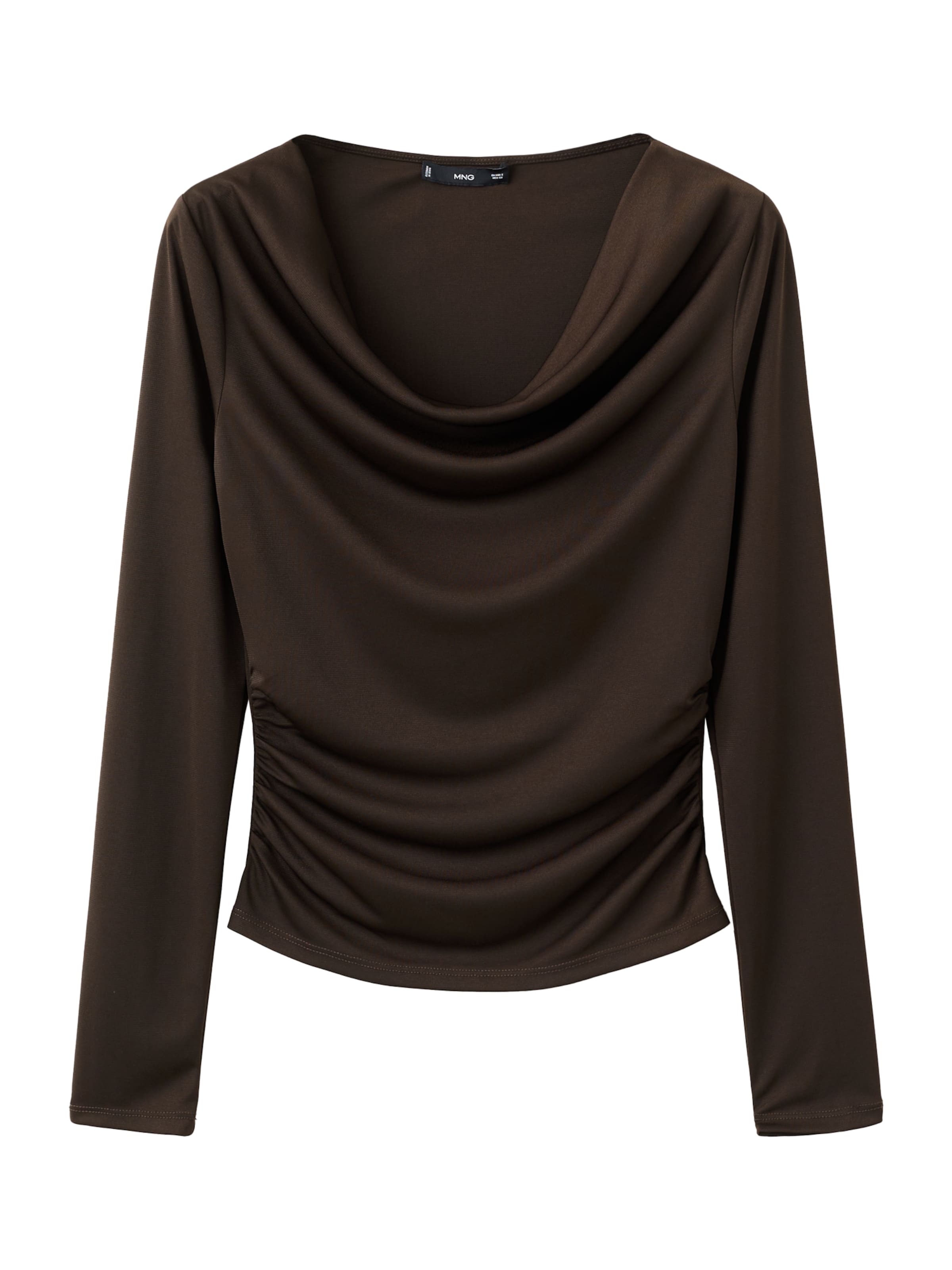 MANGO Paita 'ODETTE' värissä ruskea: etupuoli