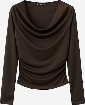 MANGO Paita 'ODETTE' värissä ruskea: etupuoli