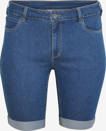 KAFFE CURVE Regular Jeans 'Vicka' in Blue: front