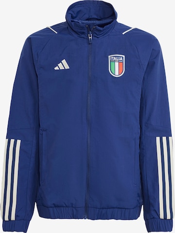 ADIDAS PERFORMANCE Sportjas 'Italien Tiro 23 ' in Blauw: voorkant