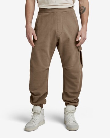 G-Star RAW Loose fit Pants in Beige: front